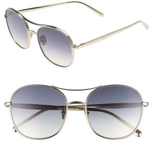 SALE! NIB Chloe 54 mm small Nola aviator sunglasses